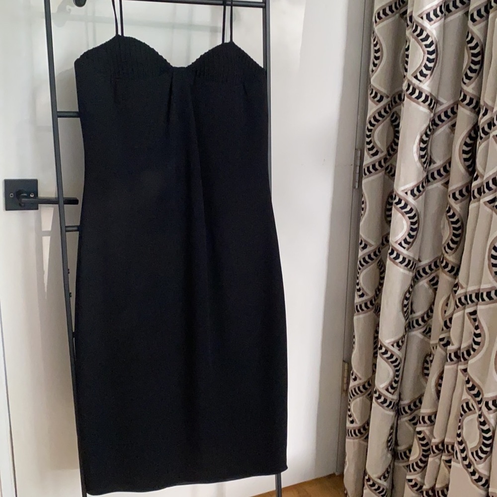 New! Size 8 Brandon Maxwell classic black dress